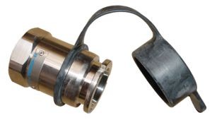 Trockenkupplung 2" IG, Edelstahl, mit Staubschutzkappe