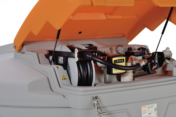 Schlauchaufroller Diesel mit 8m Schlauch DN 25 für 5000l-Tank