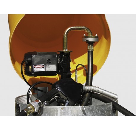Elektropumpe 230V, 80l/min mit LKW-Automatik-Zapfpistole und 6 m Befüllschlauch DN 25