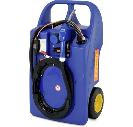 Trolley für AdBlue®, 60l, mit Elektropumpe 12 V und Automatik-Zapfventil