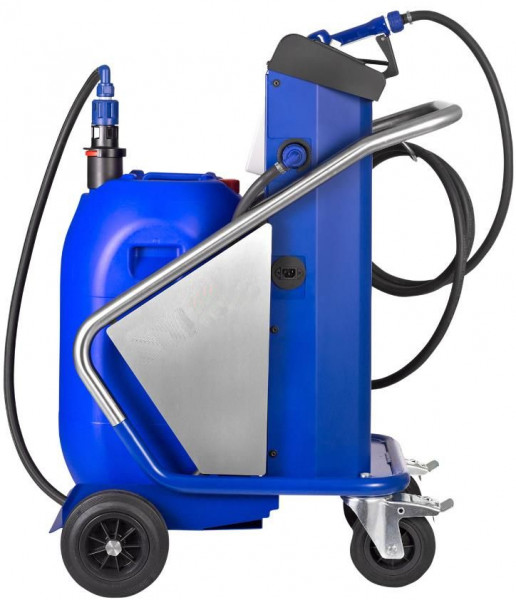 AdBlue®-Betankungssystem mobil, mit Akku und Bedienpult, Förderleistung regelbar, mit 60l-Behälter