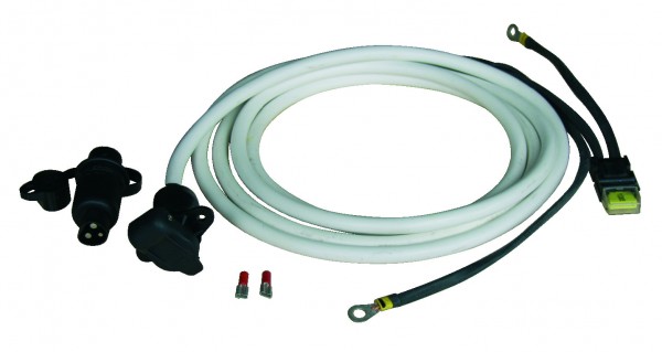 Batteriekabel 2,3 m mit Euronormdose 3-polig