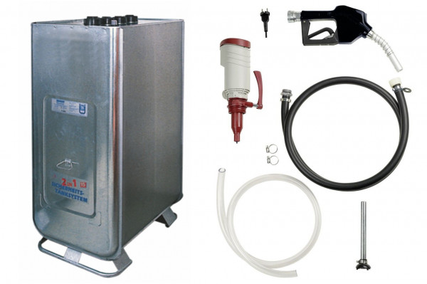 Dieseltankanlage 1000l - Hoftankstelle mit Axialrad-Pumpe